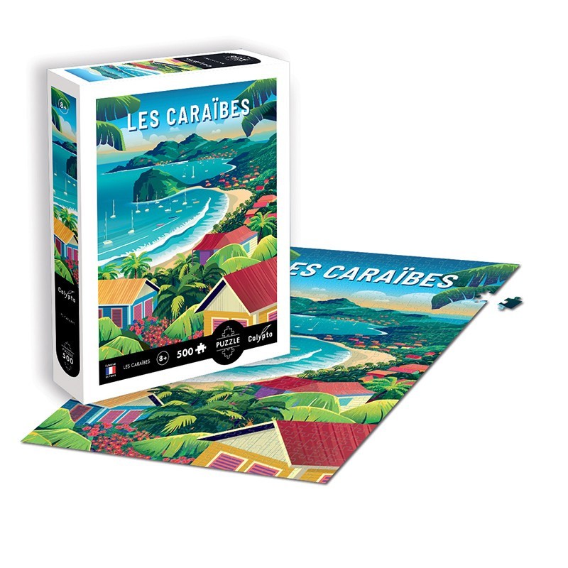 Puzzle Pcs Les Cara Bes Calypto Calypto Boutique Bcd Jeux