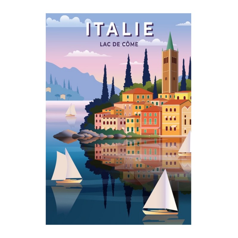 Puzzle Pcs Italie Lac De C Me Calypto Boutique Bcd Jeux