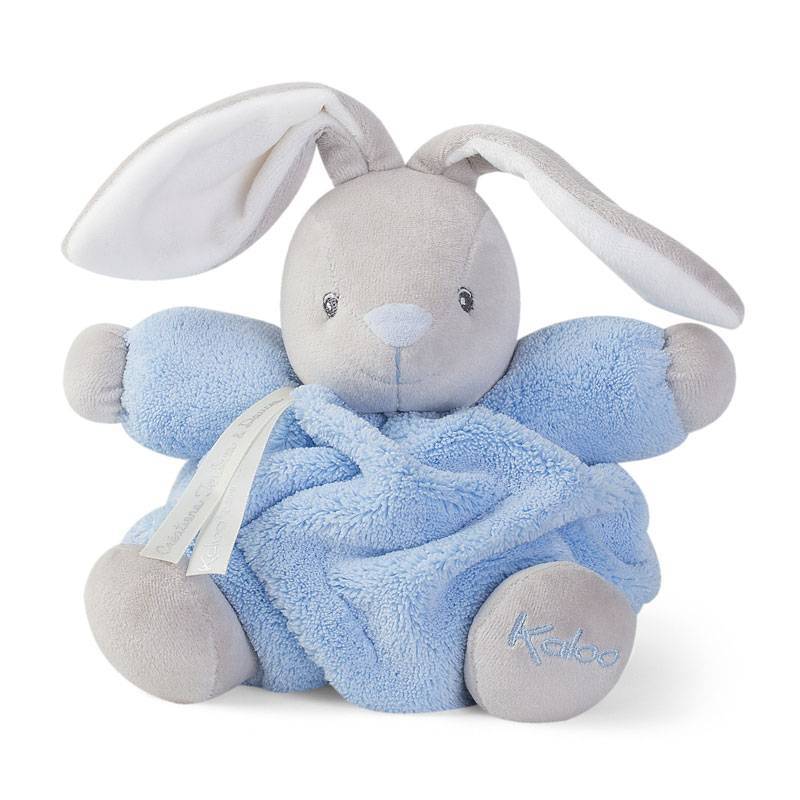 Plume Peluche Patapouf Lapinou Bleu Medium Kaloo BCD JEUX