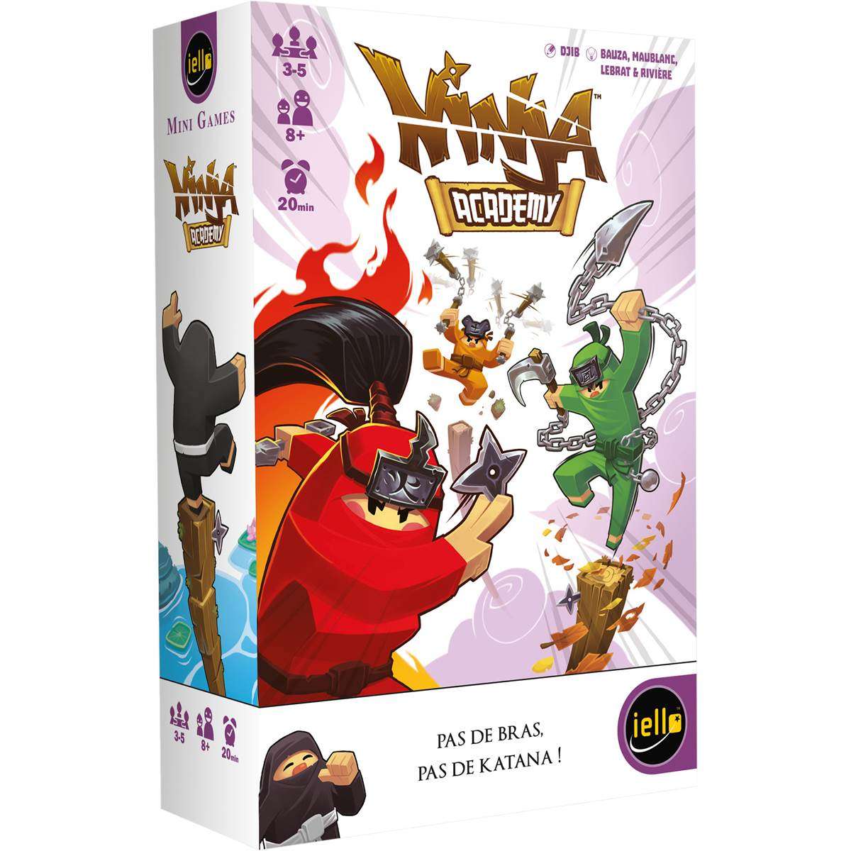 Ninja academy. Настольная игра ниндзя. IELLO игры.