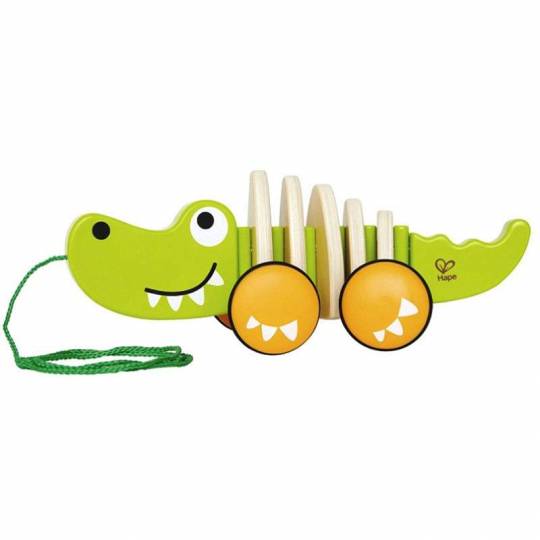 XXL Crocodile à Tirer 60cm - Hape Hape - 1