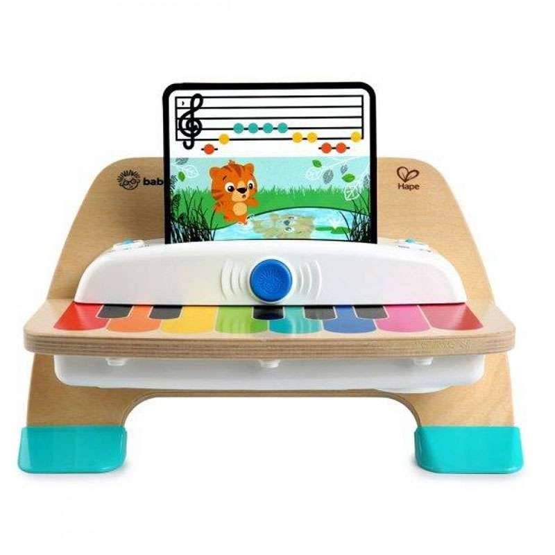Petit piano mécanique en bois pour enfants, jouet musical intérieur, jouet  portable pour bébé, cadeau d