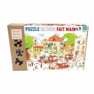 Puzzle en bois 100 pièces Carte départements France. Vente jouet