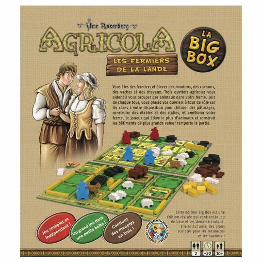 Agricola Big Box 2 Joueurs - Les Fermiers De La Lande Funforge - 3