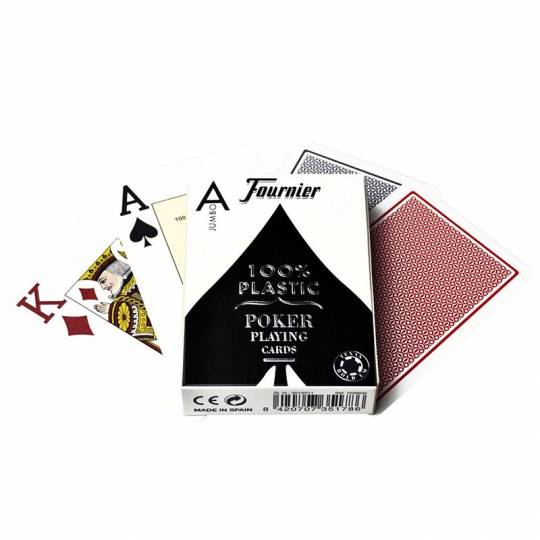 Goods & Gadgets Jumbo Poker Cards in XXL - Cartes à Jouer au Poker géant  Jeu de Cartes géant avec 52 Cartes : : Jeux et Jouets