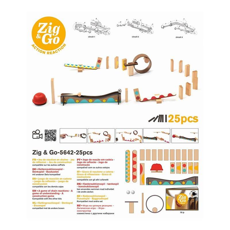 Jeu de construction Zig & Go - 45 pièces - à partir de 8 ans