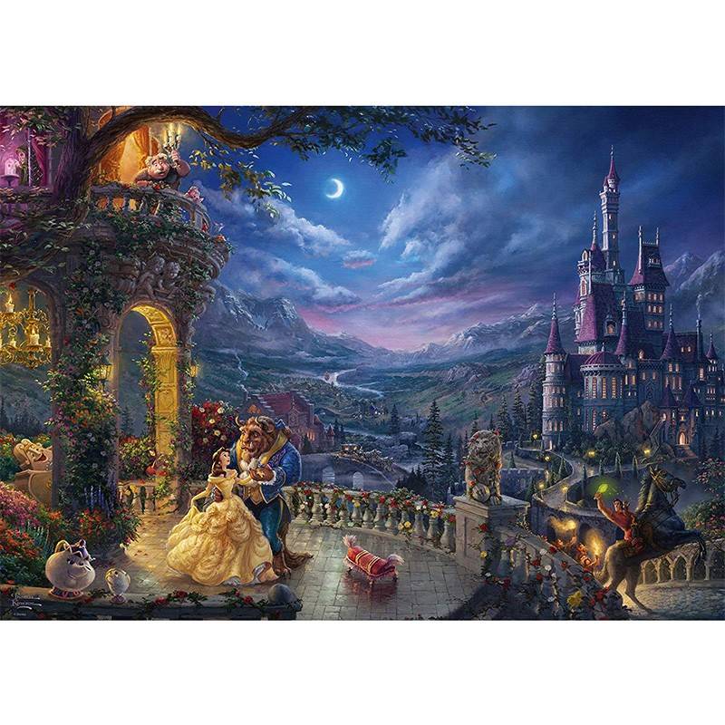 Schmidt Puzzles Disney - La belle et la bête - 1000 pcs - BCD JEUX