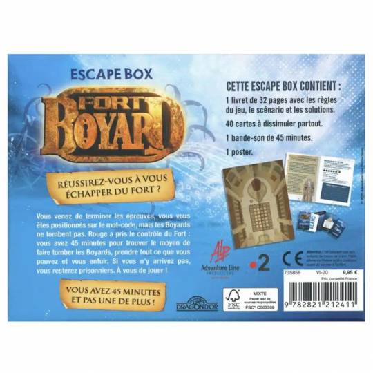 Chronique jeu de société Escape box 4 Fort Boyard - GeekTest