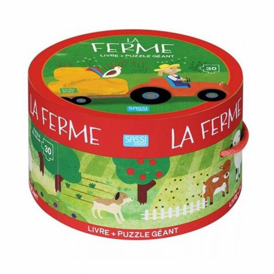 Puzzle géant et livre - La ferme Sassi - 1