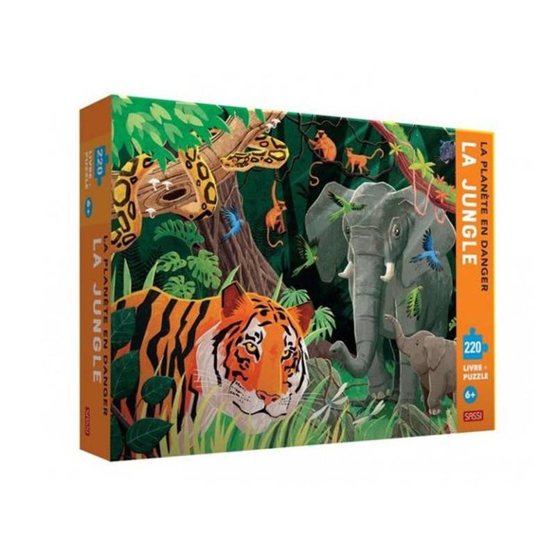 Puzzle éducatif - Les animaux menacés (200 pcs) - Puzzles & Livres