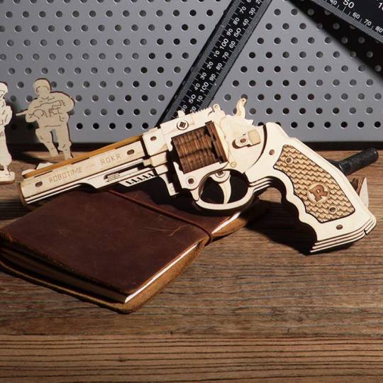 Pistolet à élastique Corsac M60 - Puzzle 3D Rokr- BCD JEUX