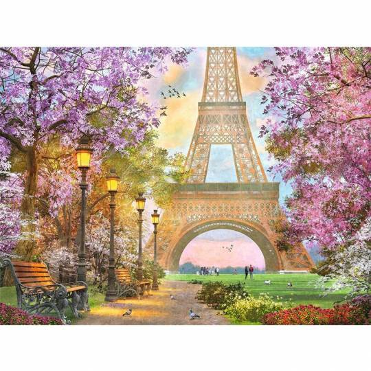 Puzzle 1500 pcs : Amour à Paris Ravensburger - 2