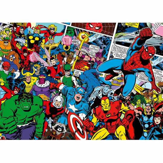 Puzzle 1000 pcs : Marvel (Challenge Puzzle) Ravensburger - 2