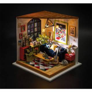 Salon Péninsule de Joy - Miniatures 3D DIY Rolife - BCD JEUX