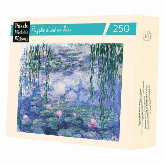 Puzzle d'art en bois Nymphéa et saule - 250 pcs Puzzle Michèle Wilson - 1