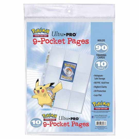 Pokémon : Paquet de 10 feuilles de classeur - boutique BCD JEUX