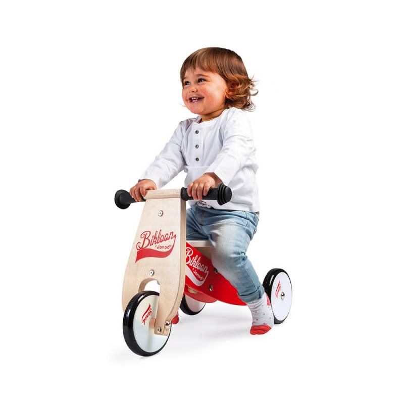 Porteur little bikloon store rouge et blanc