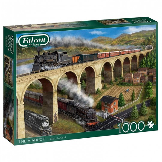 Puzzle Falcon - The Viaduct - 1000 pcs Jumbo Diset - 1