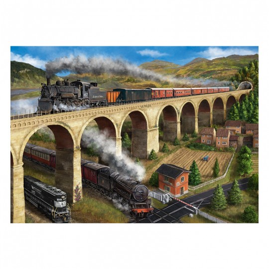 Puzzle Falcon - The Viaduct - 1000 pcs Jumbo Diset - 2