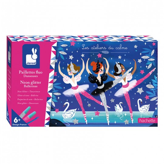 Kit Créatif Paillettes Fluo Danseuses - Janod Janod - 1