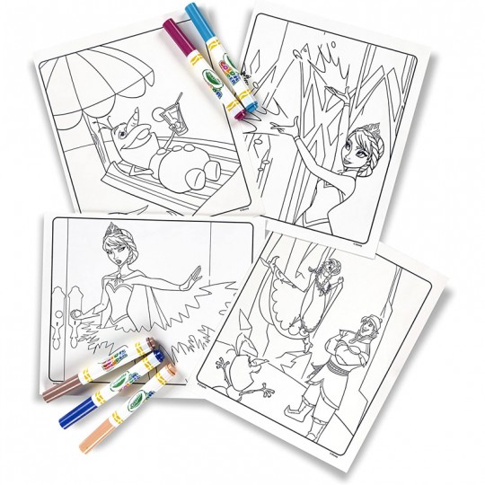 Kit coloriage Color Wonder Reine des Neiges II - Crayola