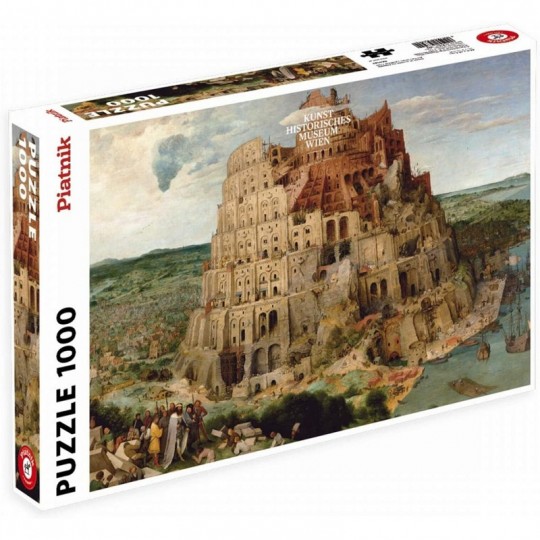 Puzzle Brueghel - La tour de Babel - 1000 pcs Piatnik - 1