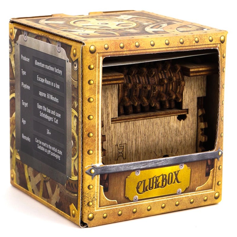 Cluebox - Escape Room in a Box. Schrodinger's cat