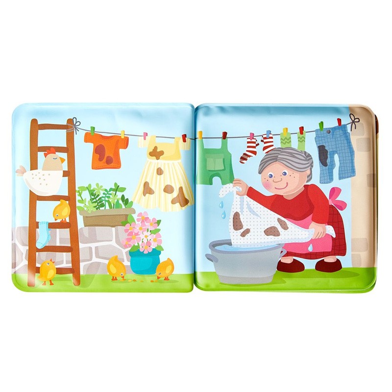 Jouet de bain Teddy et son bateau - Hape - Boutique BCD JEUX