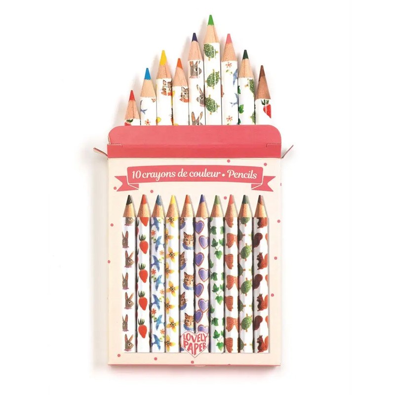 8 crayons de couleur pour les petits - Djeco