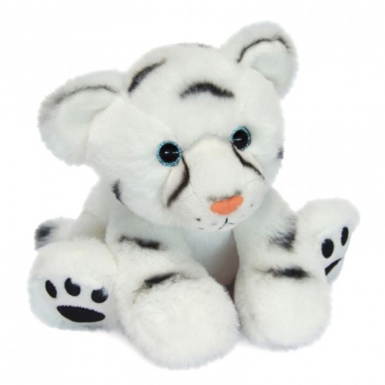 Peluche Dans la Forêt tropicale Bébé Tigre blanc 18 cm - Histoire d'Ours Histoire d'Ours - 1