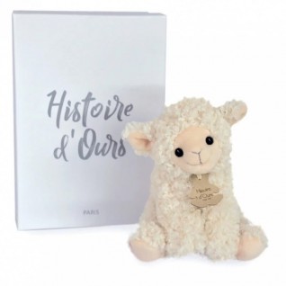 Peluche Licorne Blanc Or 23 cm - Histoire d'Ours - Boutique BCD JEUX