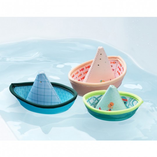 3 Bateaux flottants pour le bain jungle - Lilliputiens Lilliputiens - 6