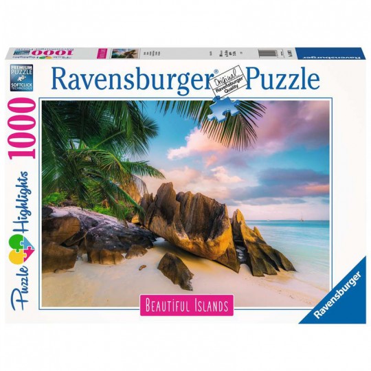 Puzzle Highlights Les Seychelles 1000 pièces - Ravensburger Ravensburger - 1