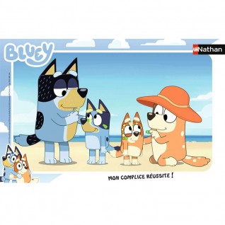 Puzzle L'Heure de Dormir - Bluey Nathan-86163 30 pièces Puzzles - Chiens