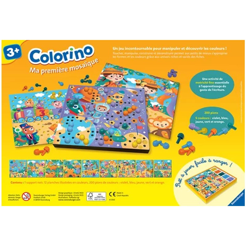 Jeux de couleurs : Colorino et Anneaux Multicolores - Paris, Maman