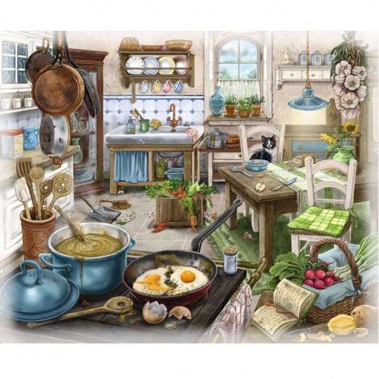 Escape puzzle 99 pcs La cuisine du manoir - Ravensburger Ravensburger - 2