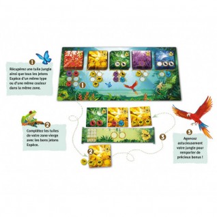 Living Forest - Tapis de jeu - Accessoire Jeux de société 