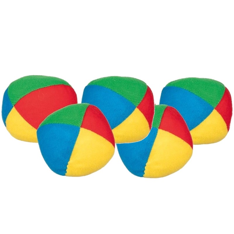 Lot de 5 Balles de jonglage Goki - BCD JEUX