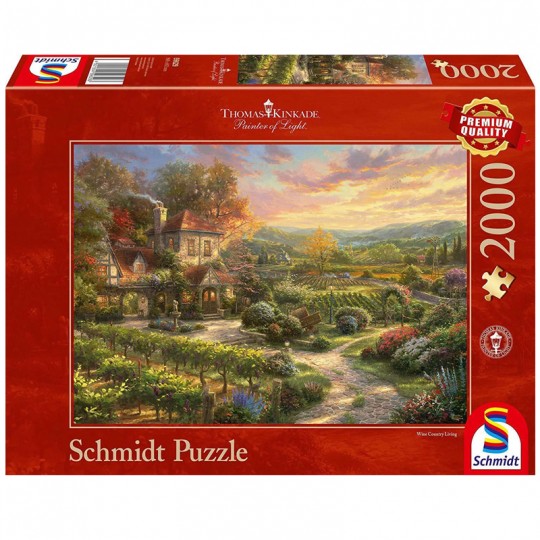 Schmidt Puzzles - Dans les vignes - 2000 pcs Schmidt - 1