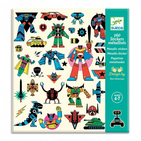 160 Stickers Robots - Djeco Djeco - 1