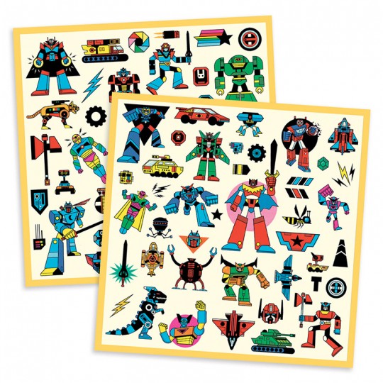 160 Stickers Robots - Djeco Djeco - 2