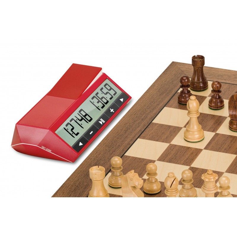 Horloge d'échecs taille compacte dispositif de chronométrage à