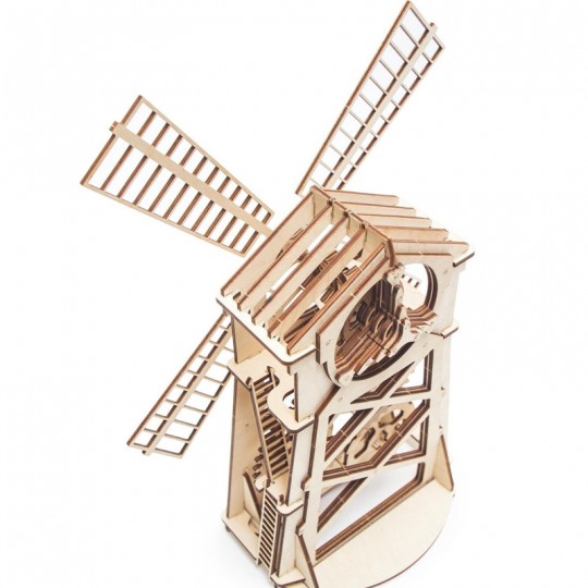 Mécanisme 3D en bois Moulin Mill 76 pcs - Wood Trick Wood Trick - 1