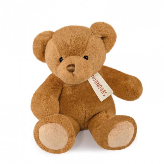 LE NOUNOURS : Ours en peluche noisette 28 cm - Histoire d'Ours Histoire d'Ours - 1