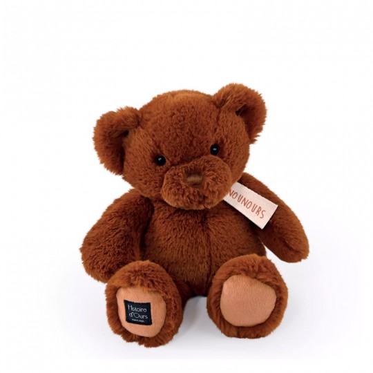 LE NOUNOURS : Ours en peluche capuccino 28 cm - Histoire d'Ours Histoire d'Ours - 1