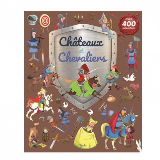 400 autocollants : Chateaux et  chevaliers - Piccolia Piccolia - 1