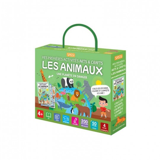 Les animaux mes premières activités arts et crafts - Sassi Sassi - 1