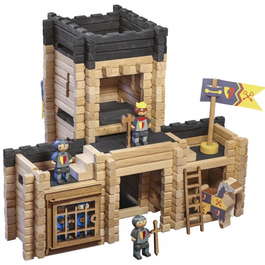 Château fort en bois - à construire - cadeau éducatif enfant