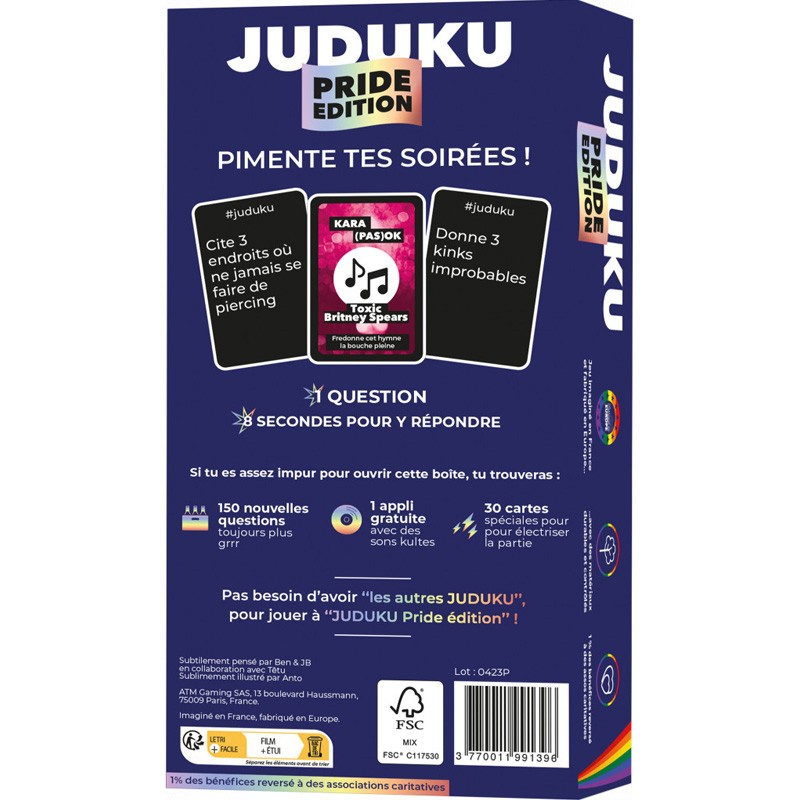 Acheter Juduku - Pride Edition - ATM Gaming - Ludifolie