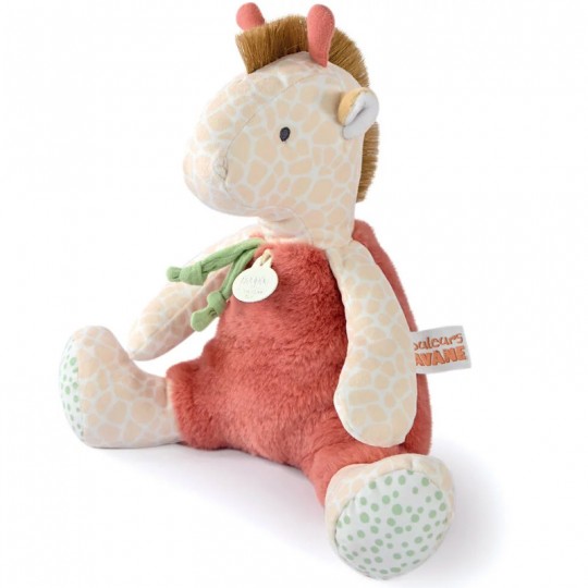 Peluche Girafe beige et orange 30 cm - Doudou et Compagnie Doudou et compagnie - 2